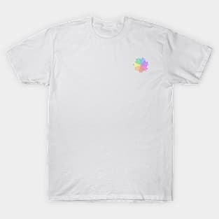 rainbow geometric circle T-Shirt